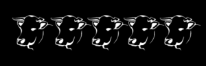 Just Meat Cow Logos